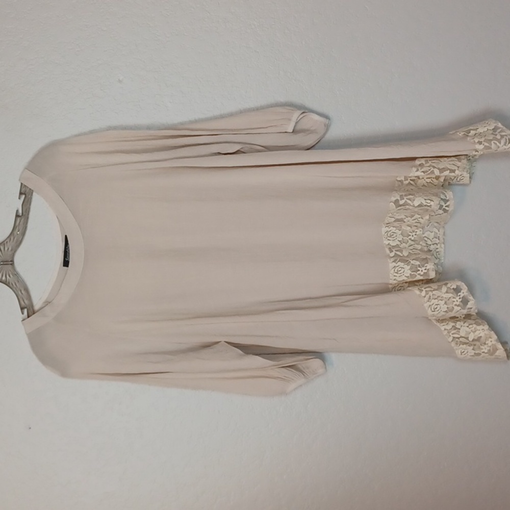 Sassybling Tan Tunic 1X